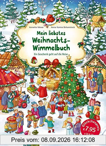 Mein liebstes Weihnachts-Wimmelbuch: Ein Geschenk geht auf die Reise - Wimmel- und Suchspaß für Kinder ab 2 Jahren passend zur Advents- und Weihnachtszeit (Loewe von Anfang an)