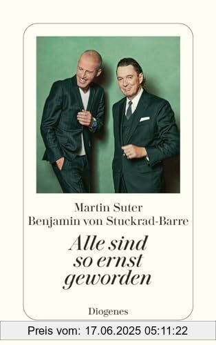 Binding : Taschenbuch, Edition : 1, Label : Diogenes, Publisher : Diogenes, medium : Taschenbuch, numberOfPages : 272, publicationDate : 2024-01-24, authors : Martin Suter, Stuckrad-Barre, Benjamin von, ISBN : 3257246692