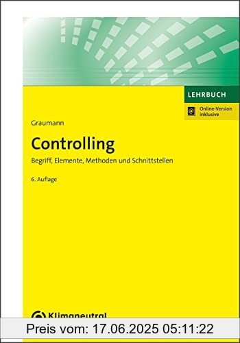 Binding : Taschenbuch, Edition : 6., überarbeitete Auflage. Online-Version inklusive, Label : NWB Verlag, Publisher : NWB Verlag, medium : Taschenbuch, numberOfPages : 956, publicationDate : 2022-04-29, authors : Mathias Graumann, ISBN : 3482652236