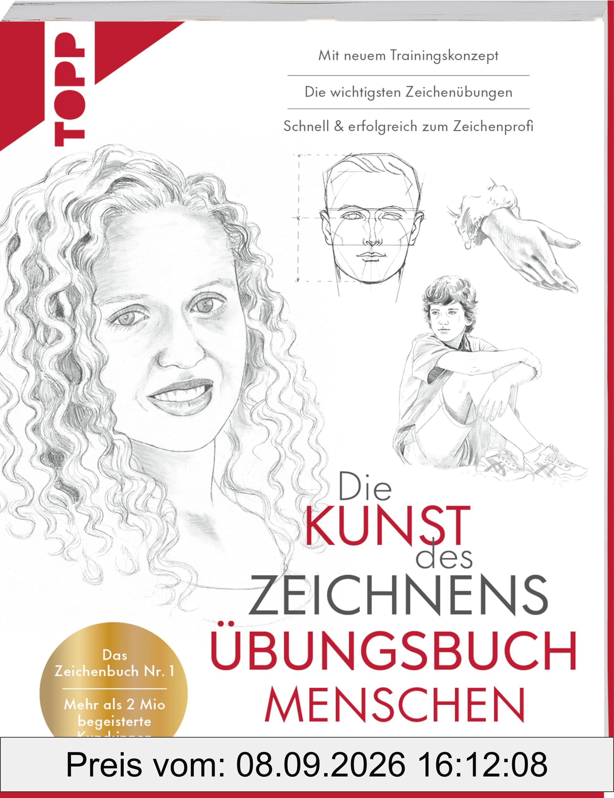 Die Kunst des Zeichnens Übungsbuch - Menschen. Mit neuem Trainingskonzept