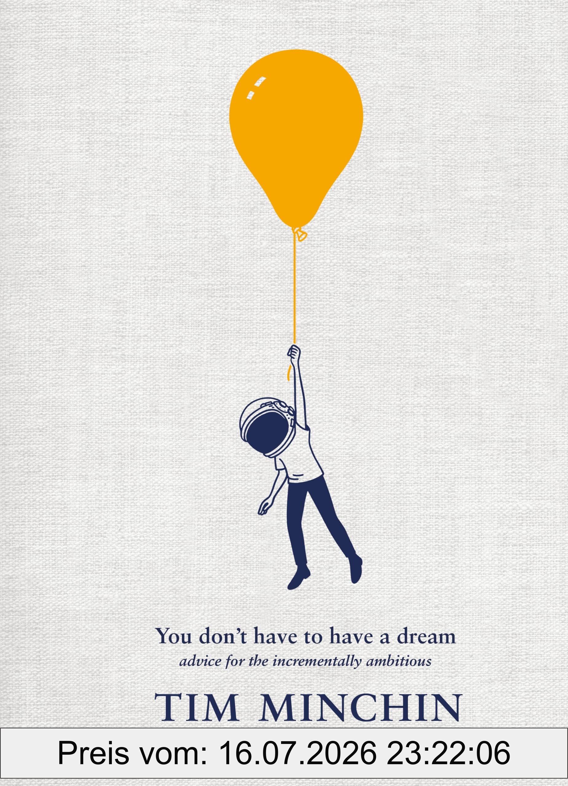 Tim Minchin You Don't Have To Have A Dream, Advice For The Incrementally Ambitious