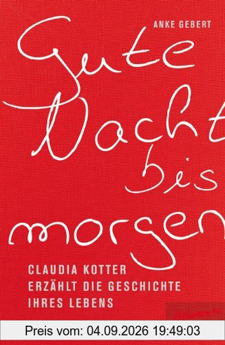 Gute Nacht, bis morgen