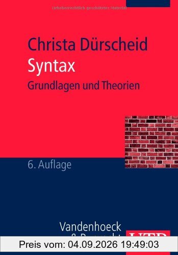Syntax: Grundlagen und Theorien