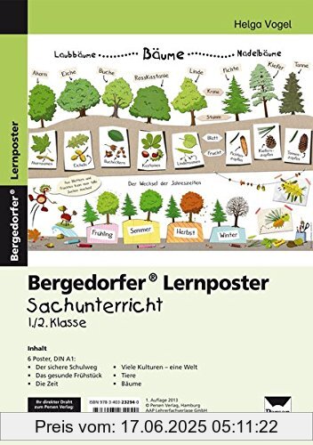 Binding : Poster, Edition : 1, Label : Persen Verlag in der AAP Lehrerfachverlage GmbH, Publisher : Persen Verlag in der AAP Lehrerfachverlage GmbH, medium : Sonstige Einbände, numberOfPages : 6, publicationDate : 2013-09-02, authors : Helga Vogel, languages : german, ISBN : 3403232948