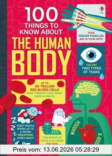 Various 100 Things To Know About The Human Body