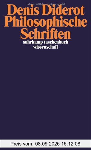 Philosophische Schriften (suhrkamp taschenbuch wissenschaft)