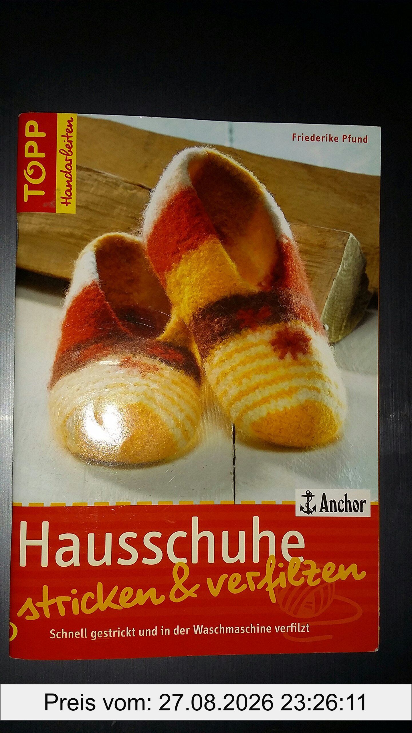 Hausschuhe stricken und verfilzen