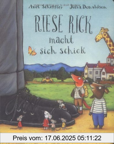 Binding : Pappbilderbuch, Edition : 5, Label : Beltz & Gelberg, Publisher : Beltz & Gelberg, medium : Sonstige Einbände, numberOfPages : 32, publicationDate : 2013-04-15, authors : Axel Scheffler, Julia Donaldson, translators : Susanne Koppe, languages : german, ISBN : 340779374X
