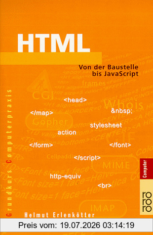 Helmut Erlenkötter Html, Von Der Baustelle Bis JavaScript