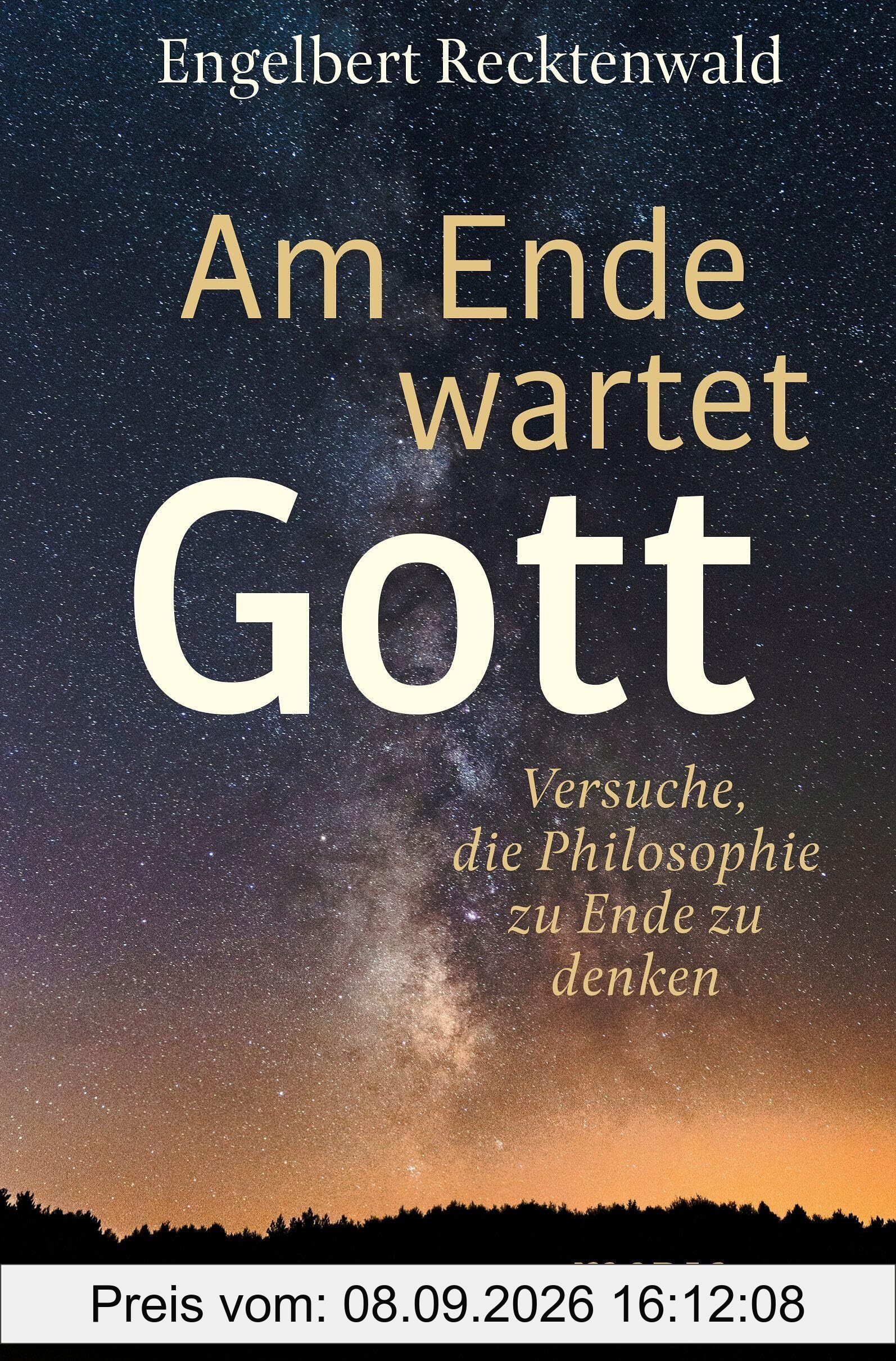 Am Ende wartet Gott: Versuche, die Philosophie zu Ende zu denken