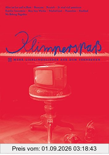 Mehr Lieblingslieder aus dem Fernsehen für Klavier /Keyboard: (Ed. 1622) (Klimper-Spaß)