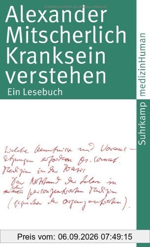 Kranksein verstehen: Ein Lesebuch (suhrkamp taschenbuch)