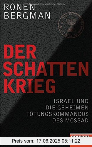 Binding : Gebundene Ausgabe, Label : Deutsche Verlags-Anstalt, Publisher : Deutsche Verlags-Anstalt, medium : Gebundene Ausgabe, numberOfPages : 864, publicationDate : 2018-01-22, authors : Ronen Bergman, translators : Norbert Juraschitz, Jens Hagestedt, Henning Dedekind, Heide Lutosch, ISBN : 3421045968