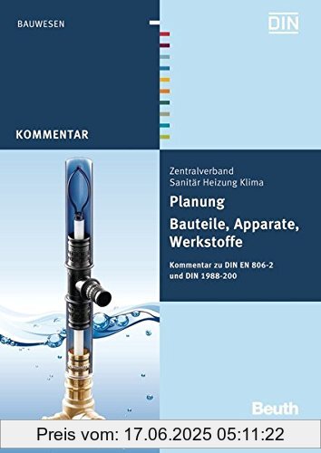 Binding : Taschenbuch, Edition : 1, Label : Beuth, Publisher : Beuth, medium : Taschenbuch, numberOfPages : 250, publicationDate : 2012-07-30, authors : Franz-Josef Heinrichs, Bernd Rickmann, u.a., publishers : DIN e.V., ZVSHK, languages : german, ISBN : 341023148X