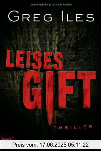 Binding : Taschenbuch, Edition : 1., Label : Bastei Lübbe, Publisher : Bastei Lübbe, medium : Taschenbuch, numberOfPages : 608, publicationDate : 2010-08-24, authors : Greg Iles, translators : Axel Merz, languages : german, ISBN : 3404159675