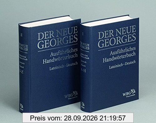 Der neue Georges: Ausführliches Handwörterbuch Lateinisch-Deutsch (in 2 Bänden)