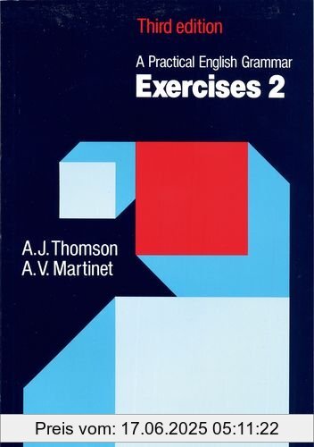 Binding : Taschenbuch, Edition : 3, Label : Oxford University Press Elt, Publisher : Oxford University Press Elt, NumberOfItems : 1, medium : Taschenbuch, numberOfPages : 199, publicationDate : 1986-06-26, authors : Thomson, A. J., Martinet, A. V., languages : english, ISBN : 0194313441