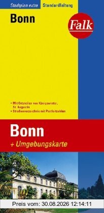 Falk Stadtplan Extra Standardfaltung Bonn