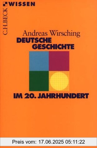 Binding : Taschenbuch, Edition : 3, Label : C.H.Beck, Publisher : C.H.Beck, NumberOfItems : 1, medium : Taschenbuch, numberOfPages : 128, publicationDate : 2011-01-18, authors : Andreas Wirsching, languages : german, ISBN : 3406447651