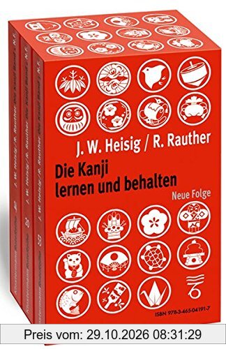 Die Kanji lernen und behalten Bände 1 bis 3. Neue Folge (Klostermann RoteReihe)