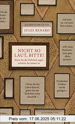 Binding : Gebundene Ausgabe, Edition : 1, Label : Kampa Verlag, Publisher : Kampa Verlag, medium : Gebundene Ausgabe, numberOfPages : 416, publicationDate : 2022-04-28, authors : Jules Renard, translators : Liselotte Ronte, ISBN : 3311250141