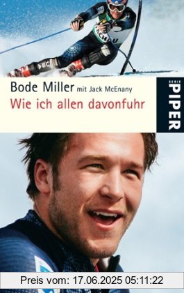 Binding : Taschenbuch, Edition : 3, Label : Piper Taschenbuch, Publisher : Piper Taschenbuch, medium : Taschenbuch, numberOfPages : 320, publicationDate : 2008-01-01, authors : Bode Miller, Jack McEnany, translators : Gaby Wurster, languages : german, ISBN : 3492251013