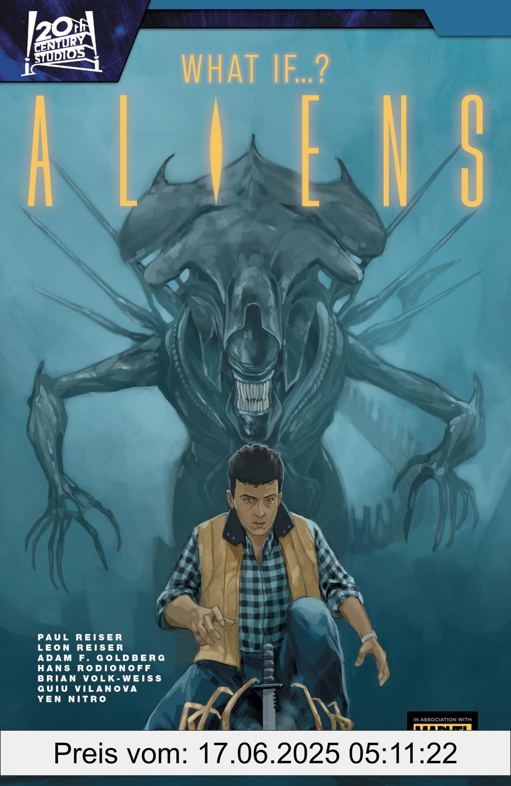 Brand : Marvel, Binding : paperback, Edition : 1, Label : ALIENS : WHAT IF...?, medium : paperback, numberOfPages : 128, publicationDate : 2024-10-01, releaseDate : 2024-10-01, languages : english, ISBN : 1302946587