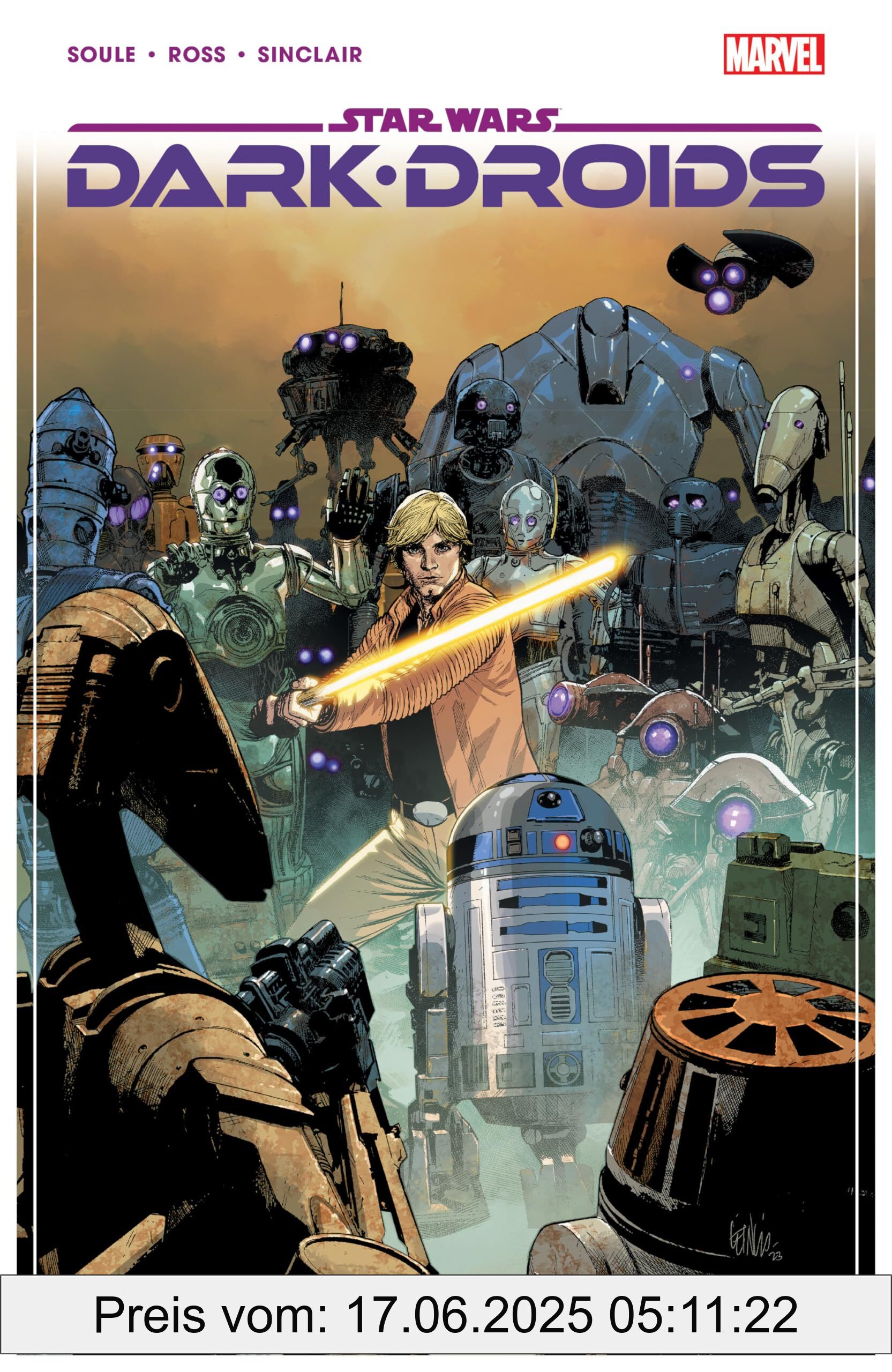 Brand : Marvel, Binding : paperback, Edition : 1, Label : STAR WARS : DARK DROIDS, PackageQuantity : 1, medium : paperback, numberOfPages : 128, publicationDate : 2024-03-26, releaseDate : 2024-03-26, languages : english, ISBN : 1302951483