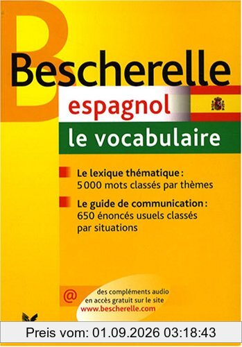 Espagnol, le vocabulaire