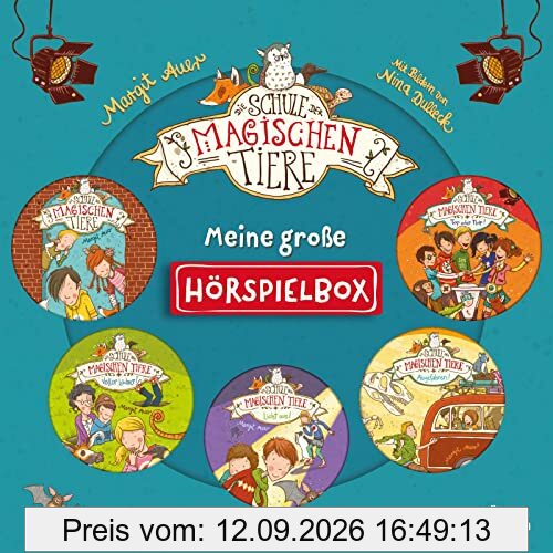 Die Schule der magischen Tiere - Hörspiele: Meine große Hörspielbox: »Die Schule der magischen Tiere - Das Hörspiel«, »Voller Löcher! Das …