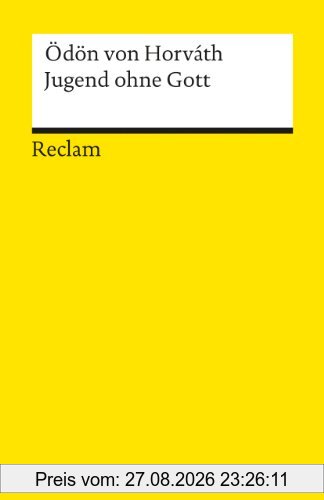 Jugend ohne Gott: Roman