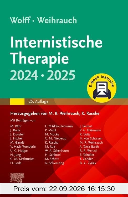 Internistische Therapie 2024, 2025 + E-Book