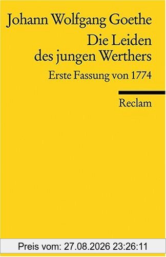 DIE LEIDEN DES JUNGEN WERTHERS