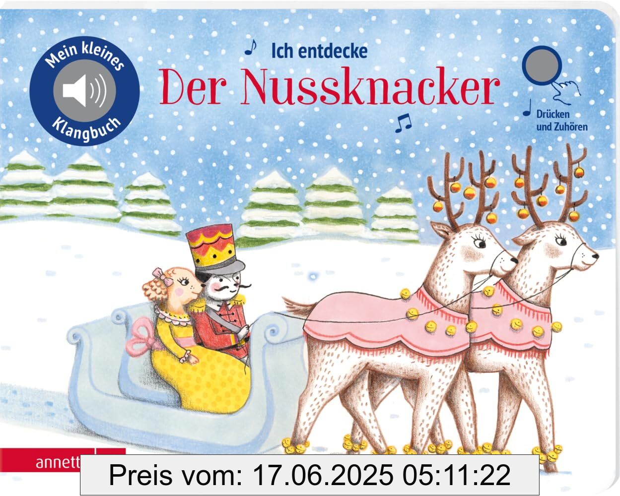 Brand : Betz, Annette, Binding : board_book, Edition : 1, Label : Ich entdecke Der Nussknacker (Mein kleines Klangbuch, Bd.), Format : sound_book, medium : board_book, numberOfPages : 14, publicationDate : 2024-09-18, languages : german, ISBN : 3219120415
