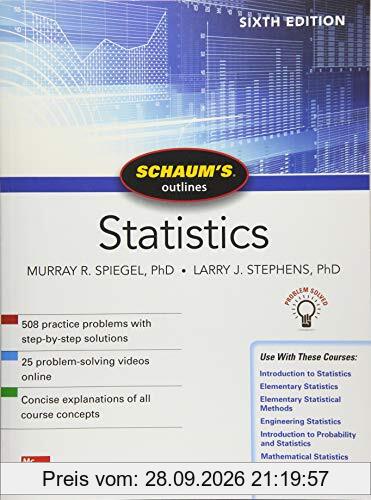Schaum's Outline of Statistics (Schaum's Outlines)