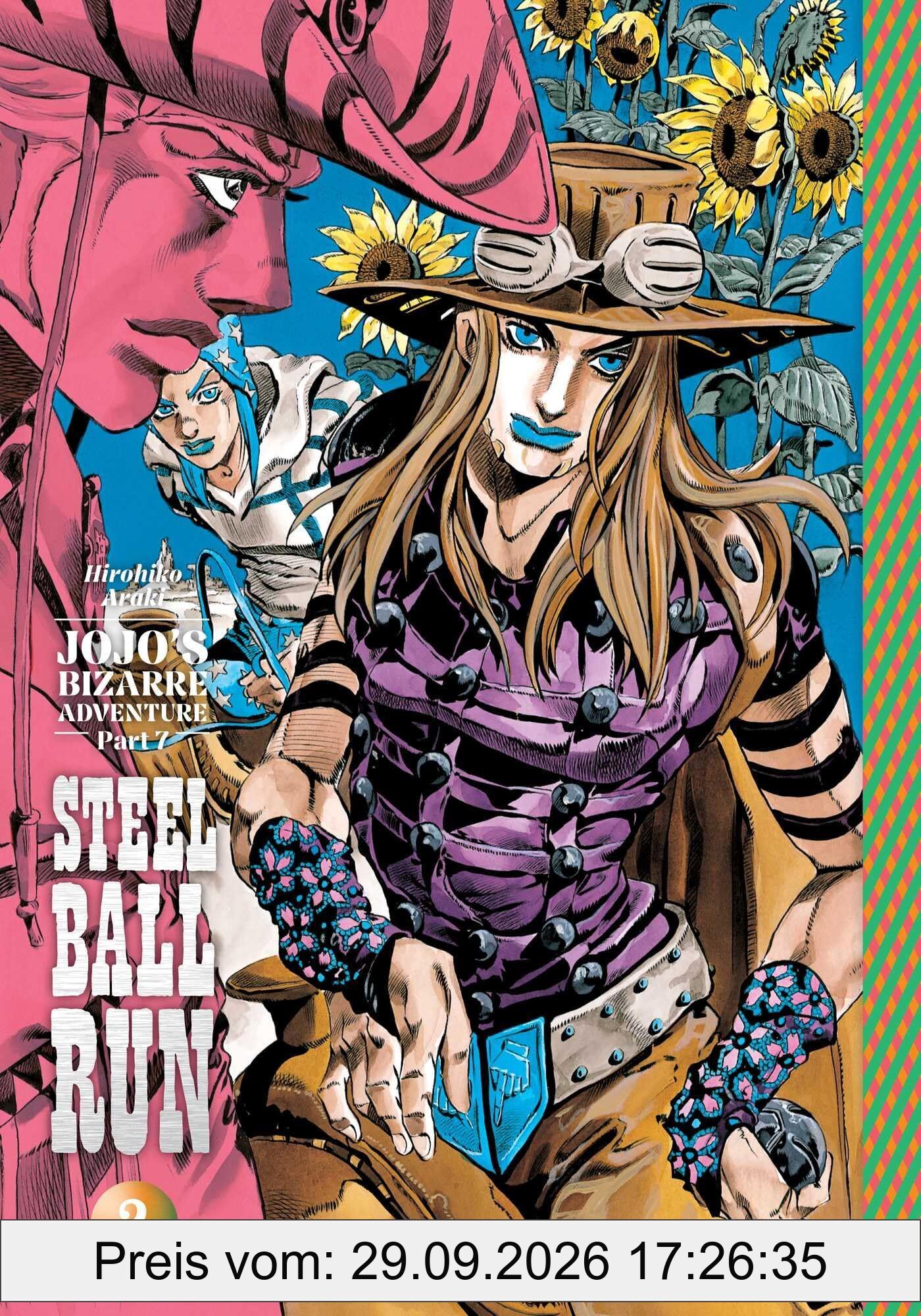 Hirohiko Araki Jojo's Bizarre Adventure, Part 7--Steel Ball Run, Vol. 2