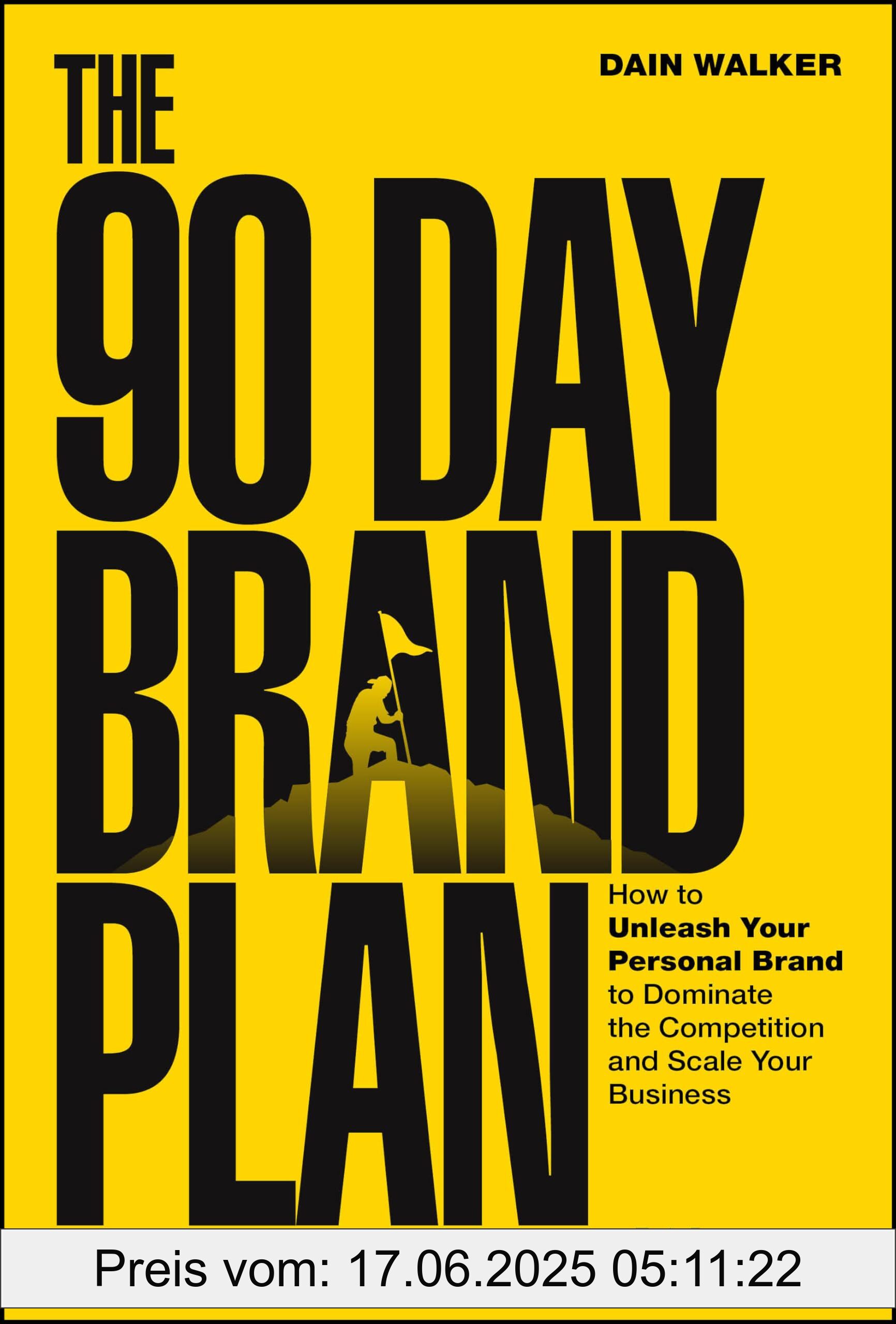 Binding : hardcover, Edition : 1., Label : The 90 Day Brand Plan : How to Unleash Your Personal Brand to Dominate the Competition and Scale Your Business, medium : hardcover, numberOfPages : 224, publicationDate : 2024-04-30, releaseDate : 2024-04-30, languages : english, ISBN : 1394221096