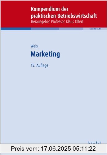 Binding : Broschiert, Edition : 15., verb. und aktualisierte Auflage, Label : Kiehl, Publisher : Kiehl, medium : Broschiert, numberOfPages : 659, publicationDate : 2009-03-26, authors : Weis, Hans Christian, languages : german, ISBN : 3470512752