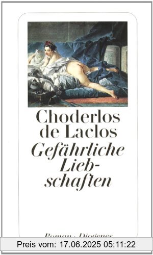 Binding : Taschenbuch, Edition : 19., Neuausg., Label : Diogenes Verlag, Publisher : Diogenes Verlag, medium : Taschenbuch, numberOfPages : 432, publicationDate : 1985-01-01, authors : Pierre Choderlos De Laclos, translators : Franz Blei, languages : german, ISBN : 3257212712