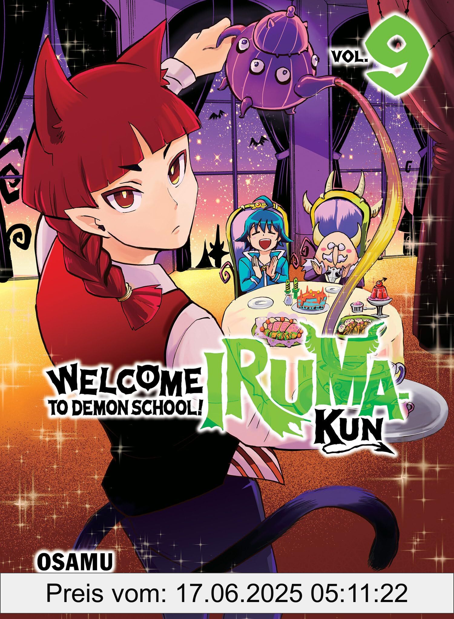 Binding : paperback, Edition : 1, Label : Welcome to Demon School! Iruma-kun 9, medium : paperback, numberOfPages : 198, publicationDate : 2024-08-13, releaseDate : 2024-08-13, languages : english, ISBN : 164729259X