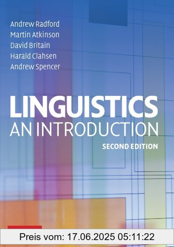 Brand : Cambridge University Press, Binding : Taschenbuch, Edition : 2, Label : Cambridge University Press, Publisher : Cambridge University Press, PackageQuantity : 1, medium : Taschenbuch, numberOfPages : 450, publicationDate : 2009-02-12, authors : Andrew Radford, ISBN : 0521614783
