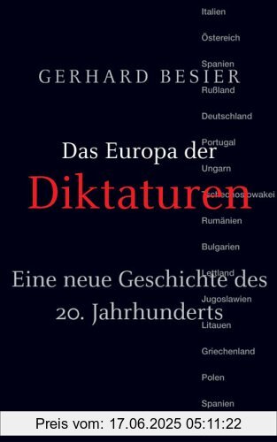 Binding : Gebundene Ausgabe, Label : Deutsche Verlags-Anstalt, Publisher : Deutsche Verlags-Anstalt, NumberOfItems : 1, medium : Gebundene Ausgabe, numberOfPages : 880, publicationDate : 2006-09-18, authors : Gerhard Besier, languages : german, ISBN : 3421058776