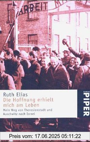 Binding : Taschenbuch, Edition : 10., Aufl., Label : Piper Taschenbuch, Publisher : Piper Taschenbuch, NumberOfItems : 1, medium : Taschenbuch, numberOfPages : 352, publicationDate : 1998-05-01, authors : Ruth Elias, languages : german, ISBN : 3492212867