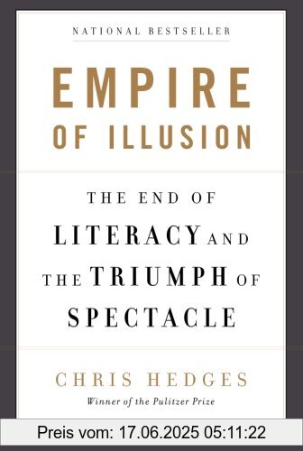 Binding : Taschenbuch, Edition : Reprint, Label : Nation Books, Publisher : Nation Books, NumberOfItems : 1, medium : Taschenbuch, numberOfPages : 240, publicationDate : 2010-11-11, authors : Chris Hedges, languages : english, ISBN : 1568586132