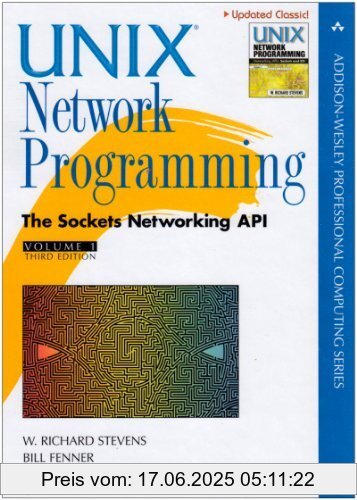 Binding : Gebundene Ausgabe, Edition : 3. A., Label : Prentice Hall International, Publisher : Prentice Hall International, NumberOfItems : 1, medium : Gebundene Ausgabe, numberOfPages : 991, publicationDate : 2003-11-14, authors : Stevens, W. Richard, Bill Fenner, Rudoff, Andrew M., languages : english, ISBN : 0131411551
