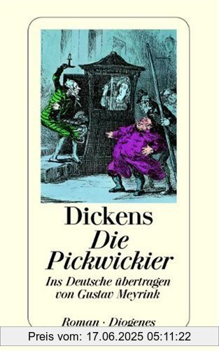Binding : Taschenbuch, Edition : 8., Aufl., Label : Diogenes Verlag, Publisher : Diogenes Verlag, medium : Taschenbuch, numberOfPages : 656, publicationDate : 2002-07-01, authors : Charles Dickens, translators : Gustav Meyrink, languages : german, ISBN : 3257214057