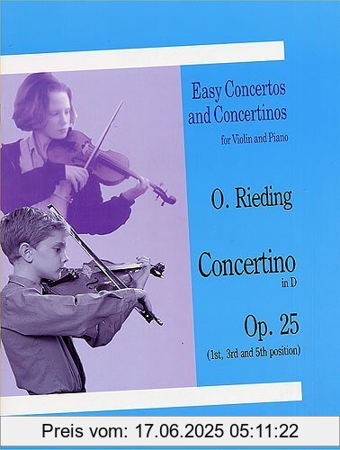 Brand : Bosworth Edition, Binding : Taschenbuch, Label : Bosworth Music, Publisher : Bosworth Music, PackageQuantity : 1, Feature : Einfaches Konzert für Violine (1., 3. und 5. Lage) und Klavier in D-Dur von Oskar Rieding., medium : Taschenbuch, numberOfPages : 28, publicationDate : 1998-03-06, authors : Oscar Rieding, languages : english, ISBN : 0711995397