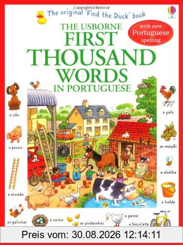First Thousand Words in Portuguese (Usborne First Thousand Words)