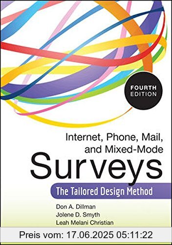 Binding : Gebundene Ausgabe, Edition : 4, Label : John Wiley & Sons, Publisher : John Wiley & Sons, PackageQuantity : 1, medium : Gebundene Ausgabe, numberOfPages : 528, publicationDate : 2014-10-21, authors : Dillman, Don A., Smyth, Jolene D., Christian, Leah Melani, languages : english, ISBN : 1118456149
