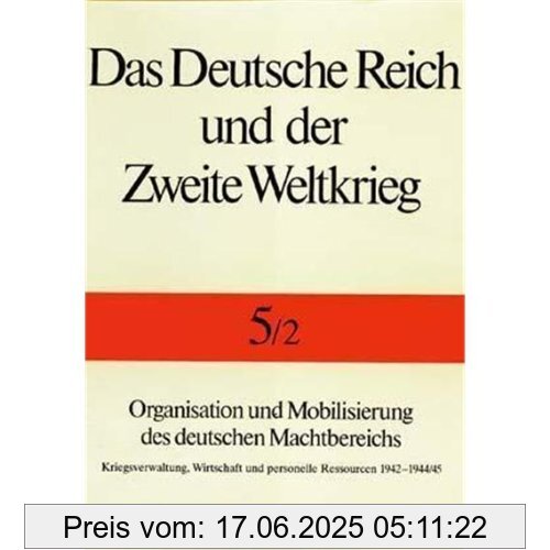 Binding : Gebundene Ausgabe, Edition : First Edition, Label : Deutsche Verlags-Anstalt DVA, Publisher : Deutsche Verlags-Anstalt DVA, medium : Gebundene Ausgabe, numberOfPages : 1096, publicationDate : 1999-07-01, authors : Kroener, Bernhardt R., Rolf-Dieter Müller, Hans Umbreit, publishers : Militärgeschichtliches Forschungsamt, languages : german, ISBN : 3421064997